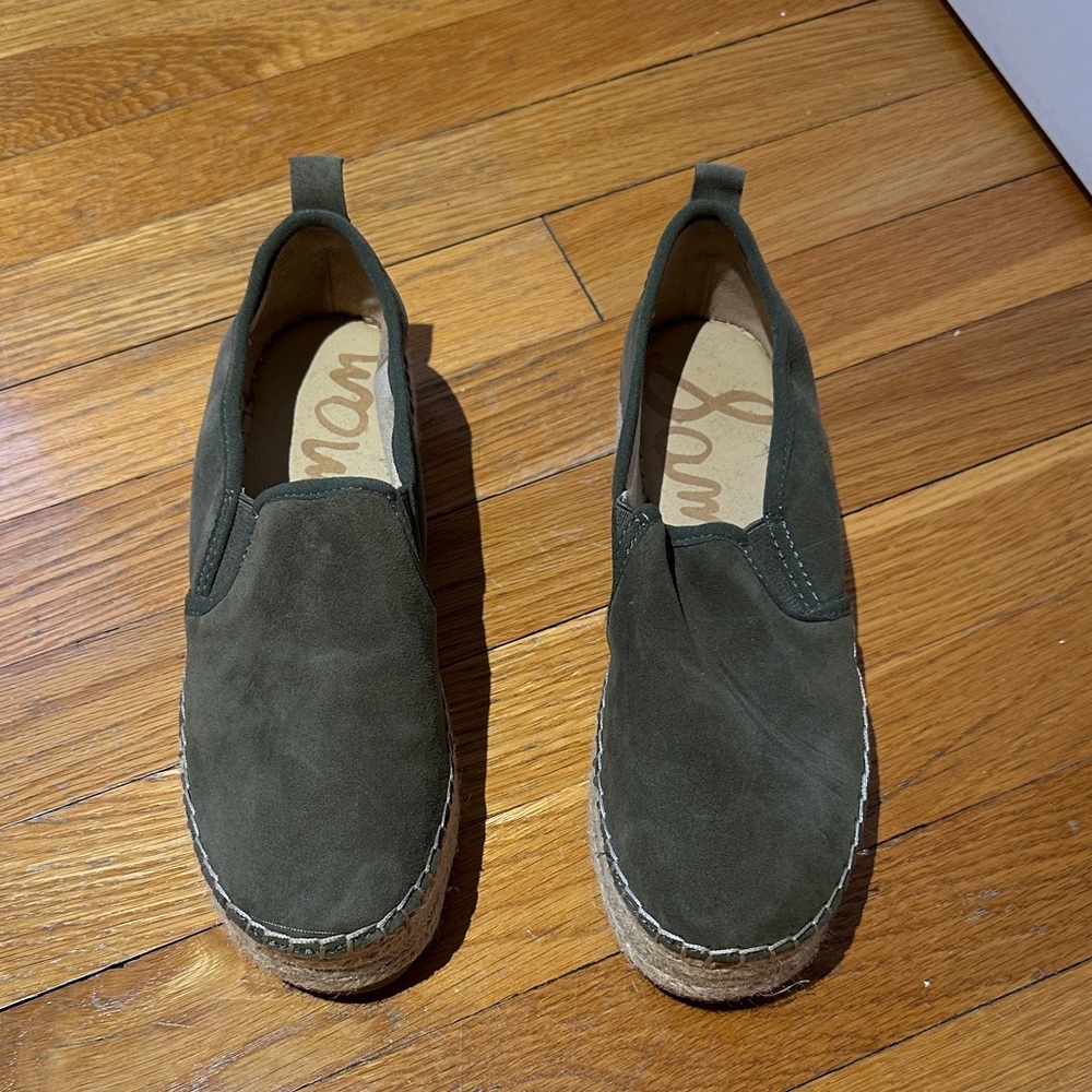 Sam Edelman Espadrilles Olive Slip-On Shoes